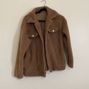 Brown Fuzzy Jacket